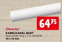 jem & fix KABELKANAL BUET, DKK 64.75 tilbud
