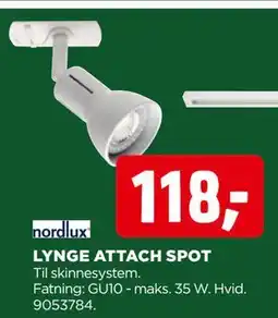 jem & fix LYNGE ATTACH SPOT, DKK 118 tilbud