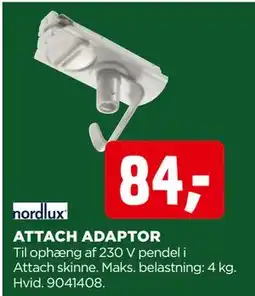 jem & fix ATTACH ADAPTOR, DKK 84 tilbud