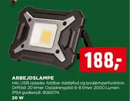 jem & fix ARBEJDSLAMPE, DKK 188 tilbud