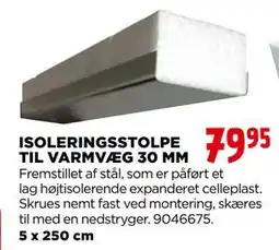 jem & fix ISOLERINGSSTOLPE TIL VARMVÆG 30 MM, DKK 79.95 tilbud