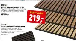 jem & fix AKUSTIKPANEL QUANTI 18 MM, DKK 219 tilbud