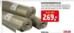 jem & fix DAMPSPÆRREFOLIE tilbud