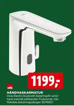 jem & fix HÅNDVASKARMATUR, DKK 1199 tilbud