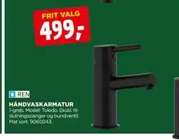 jem & fix HÅNDVASKARMATUR, DKK 499 tilbud