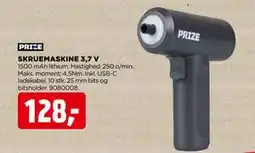 jem & fix SKRUEMASKINE 3,7 V, DKK 128 tilbud