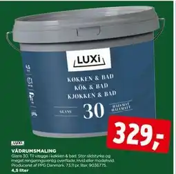 jem & fix VÅDRUMSMALING, DKK 329 tilbud