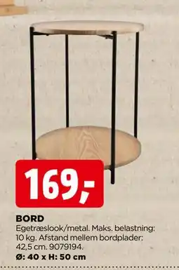 jem & fix BORD, DKK 169 tilbud