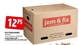 jem & fix FLYTTEKASSER, DKK 12.75 tilbud