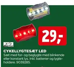 jem & fix CYKELLYGTESÆT LED, DKK 29 tilbud