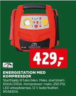 jem & fix ENERGISTATION MED KOMPRESSOR, DKK 429 tilbud