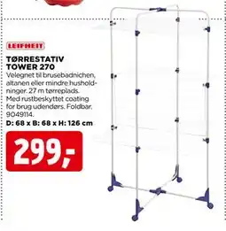 jem & fix TØRRESTATIV TOWER 270, DKK 299 tilbud