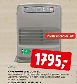 jem & fix KAMINOVN SRE 0031 TC, DKK 1795 tilbud