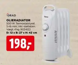 jem & fix OLIERADIATOR, DKK 198 tilbud