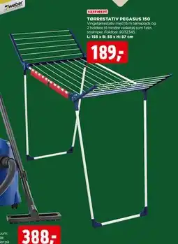 jem & fix TØRRESTATIV PEGASUS 150, DKK 189 tilbud