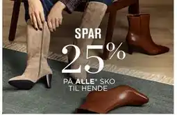 Salling SPAR 25% PÅ ALLE * SKO TIL HENDE tilbud
