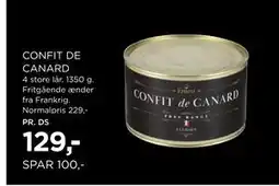 Salling CONFIT DE CANARD, DKK 129 tilbud