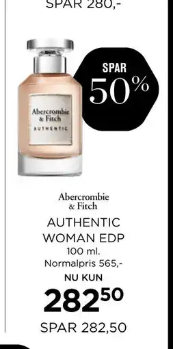 Salling AUTHENTIC WOMAN EDP, DKK 282.5 tilbud
