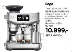 Salling THE ORACLE JET ESPRESSOMASKINE, DKK 10999 tilbud