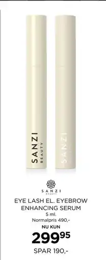 Salling EYE LASH EL. EYEBROW ENHANCING SERUM, DKK 299.95 tilbud