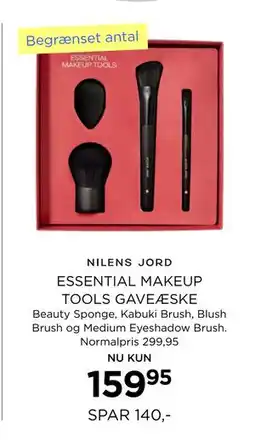 Salling ESSENTIAL MAKEUP TOOLS GAVEÆSKE, DKK 159.95 tilbud