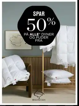 Salling SPAR 50% PÅ ALLE * DYNER OG PUDER FRA RINGSTED DUN tilbud