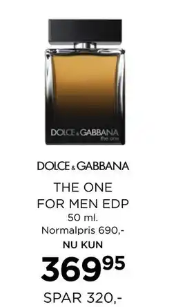 Salling THE ONE FOR MEN EDP, DKK 369.95 tilbud