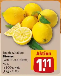 REWE DE Zitronen tilbud