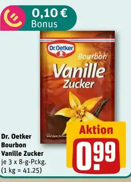 REWE DE Dr. Oetker Bourbon Vanille Zucker tilbud