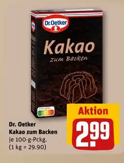 REWE DE Dr.Oetker Kakao zum Backen tilbud