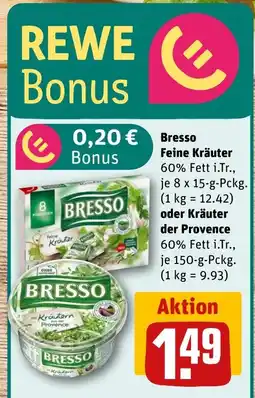 REWE DE BRESSO Feine Kräuter oder Kräutern Provence tilbud