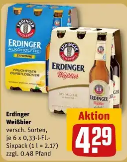 REWE DE Erdinger Weißbier tilbud