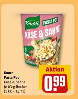REWE DE Knorr Pasta Pot tilbud