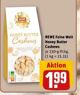 REWE DE REWE Feine Welt Honey Butter Cashews tilbud