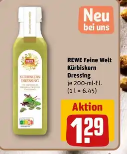 REWE DE REWE Feine Welt Kürbiskern Dressing tilbud