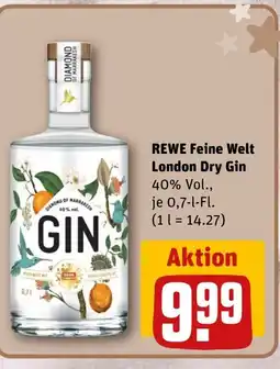 REWE DE REWE Feine Welt London Dry Gin tilbud