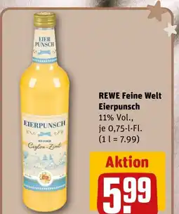 REWE DE REWE Feine Welt Eierpunsch tilbud