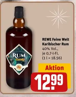 REWE DE REWE Feine Welt Karibischer Rum tilbud