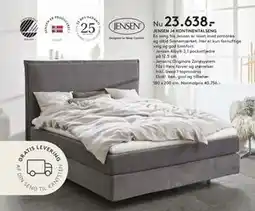 SENG JENSEN J4 KONTINENTALSENG, DKK 23638 tilbud