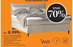 SENG VIVA LUX KONTINENTALSENG, DKK 8999 tilbud