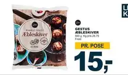 Let-Køb GESTUS ÆBLESKIVER, DKK 15 tilbud