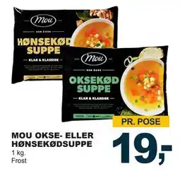 Let-Køb MOU OKSE- ELLER HØNSEKØDSUPPE, DKK 19 tilbud