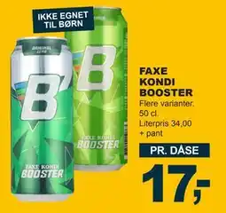 Let-Køb FAXE KONDI BOOSTER, DKK 17 tilbud