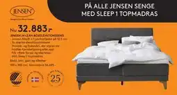 SENG JENSEN J4 LEAN BOXELEVATIONSSENG ·, DKK 32883 tilbud