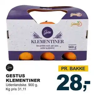 GESTUS KLEMENTINER, DKK 28