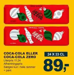 Let-Køb COCA-COLA ELLER COCA-COLA ZERO, DKK 89 tilbud