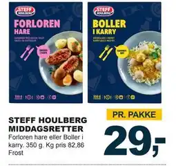 Let-Køb STEFF HOULBERG MIDDAGSRETTER, DKK 29 tilbud