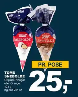 Let-Køb TOMS SNEBOLDE, DKK 25 tilbud