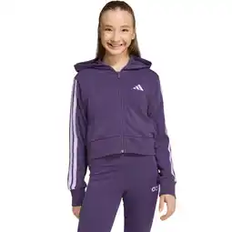 Sport 24 adidas 3-Stripes G Full Zip Hættetrøje Børn tilbud
