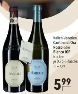 Citti Italien-Venetien Cantina di Ora Rosso oder Bianco IGP tilbud